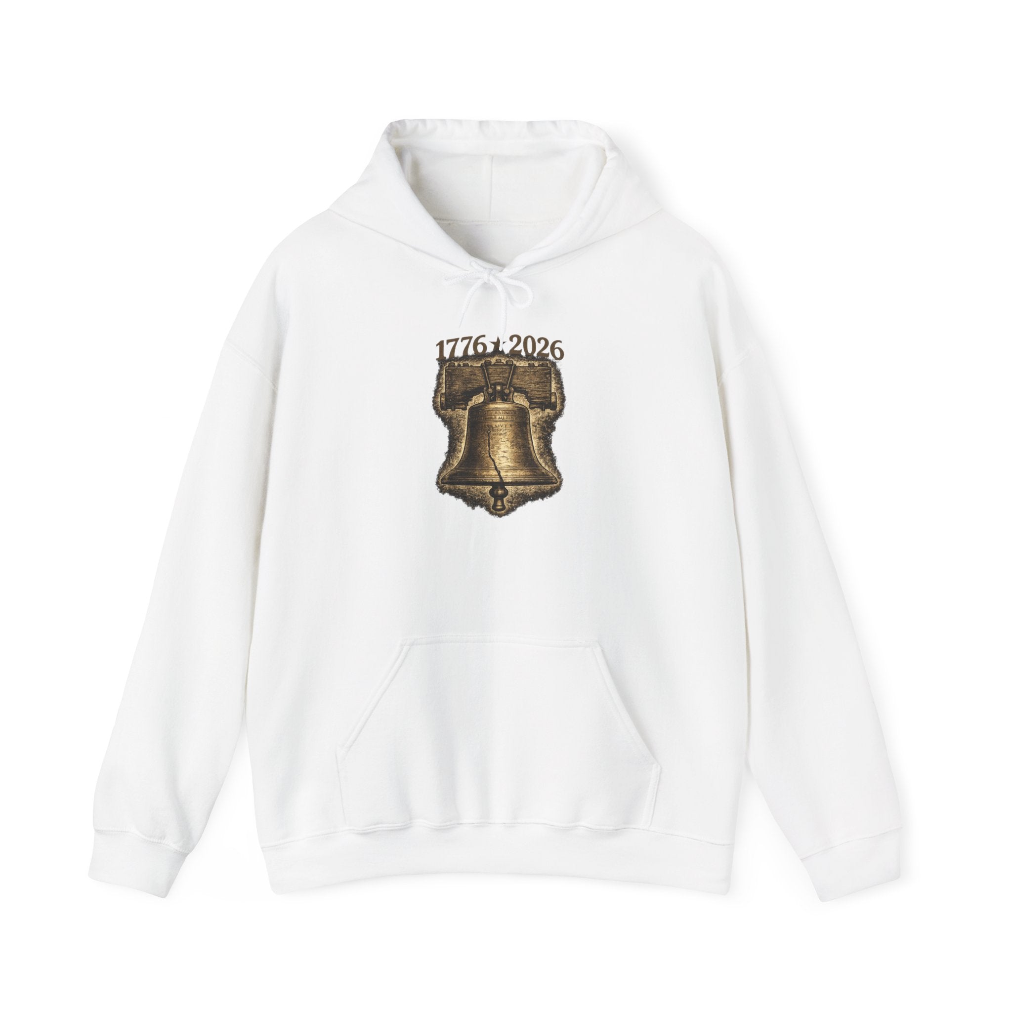 Liberty Bell Hoodie — 1776–2026 Graphic Hooded Sweatshirt
