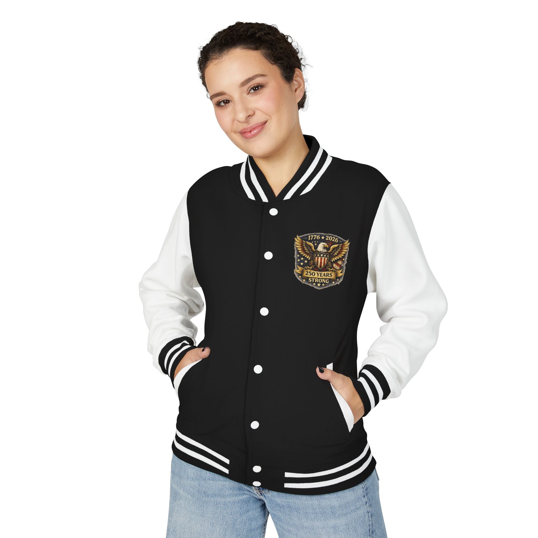 Letterman Jacket - Vintage Eagle Crest