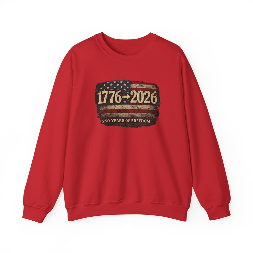1776–2026 - 250 Years of Freedom Crewneck Sweatshirt