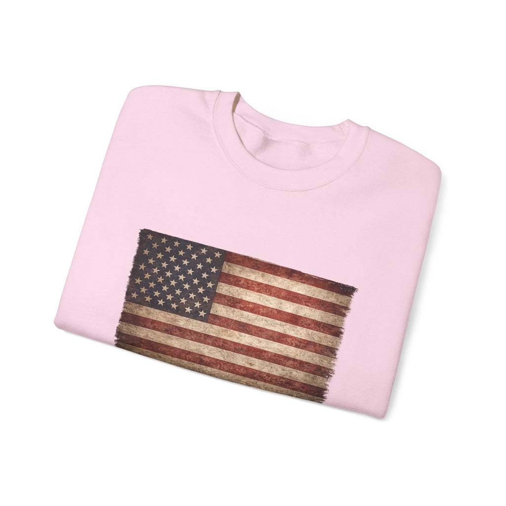 Vintage American Flag Sweatshirt