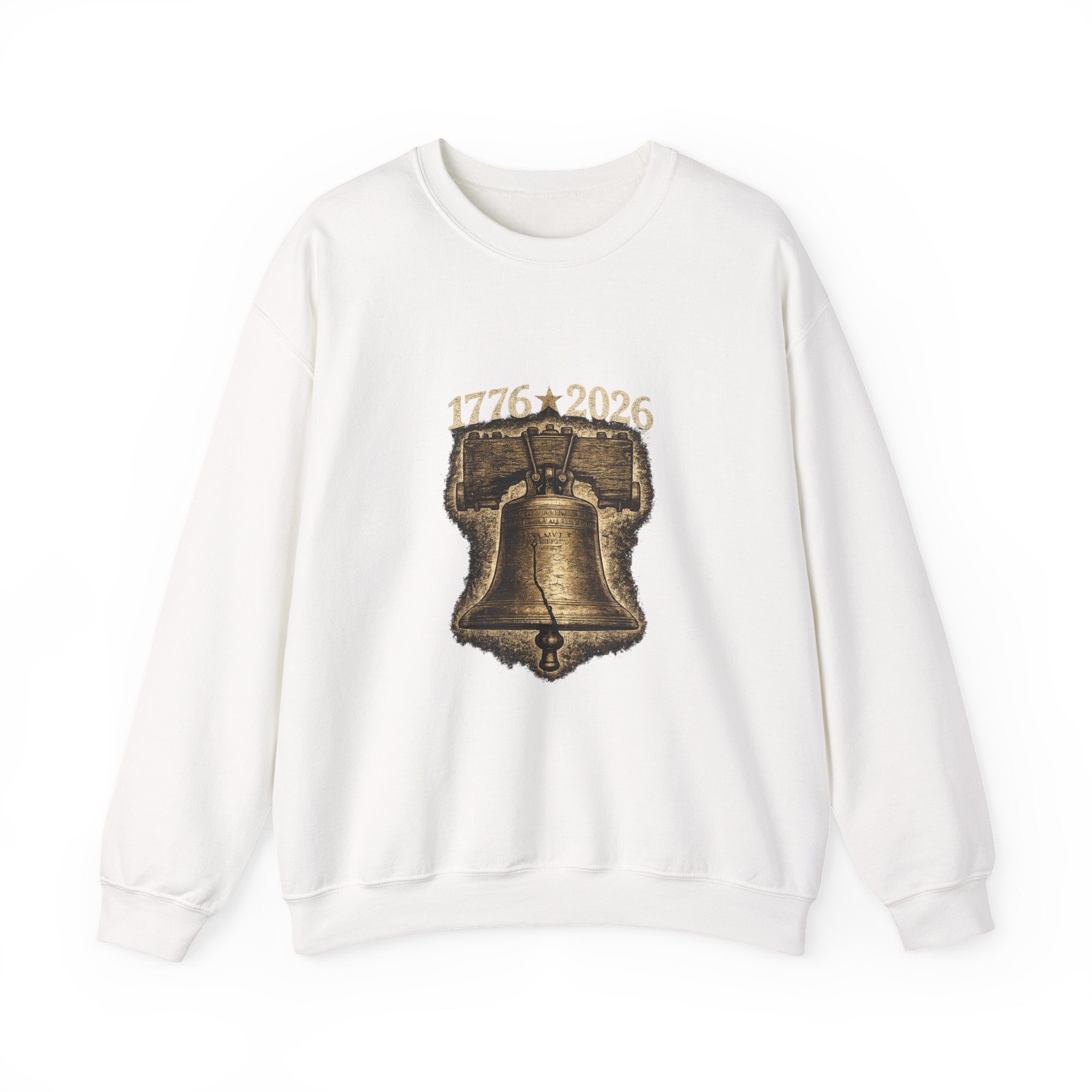 Liberty Bell 1776–2026 Crewneck Sweatshirt — Patriotic Independence Day Pullover