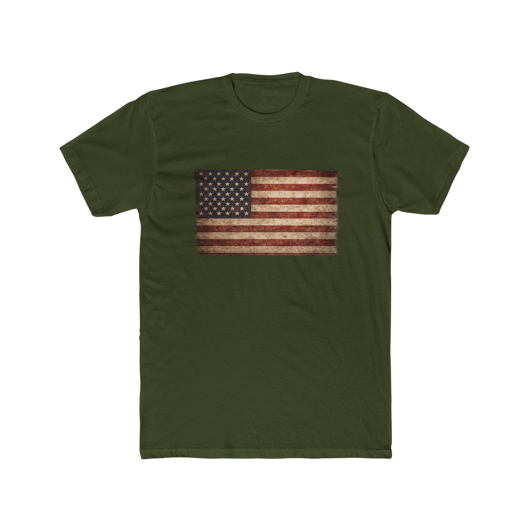 Vintage American Flag T‑Shirt — 1776 Stars Retro Patriotic Tee