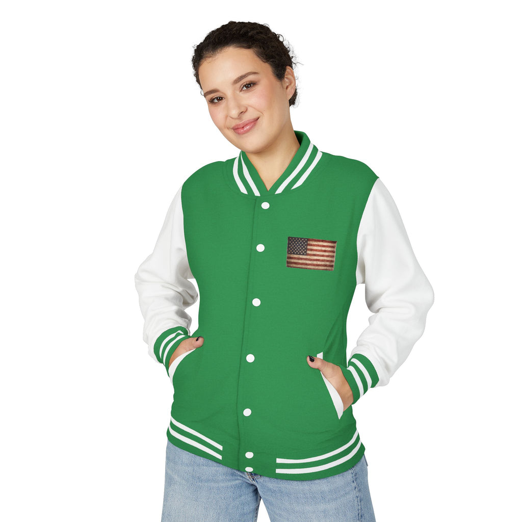 American Flag Letterman Jacket