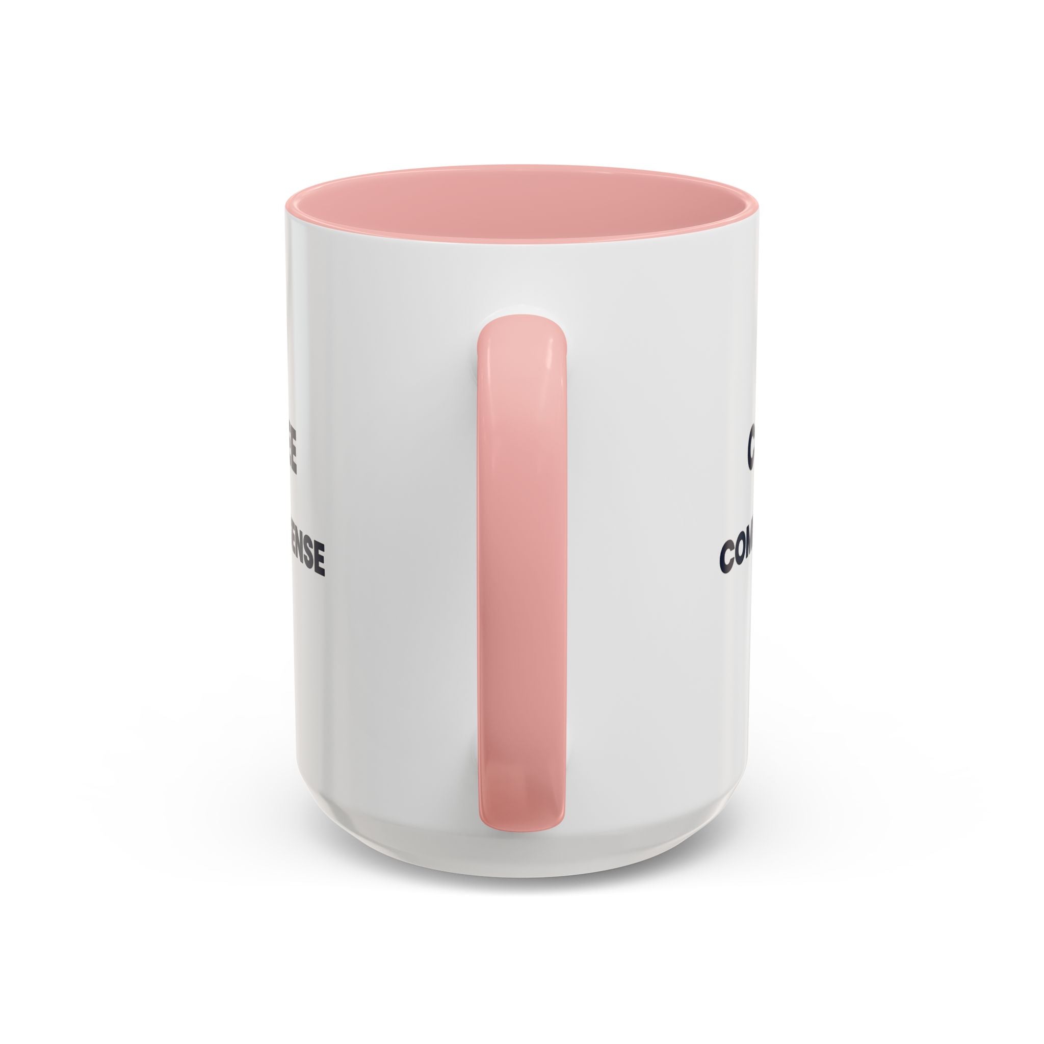 Coffee & Common Sense Accent Mug — 11/15oz Ceramic Coffee Mug