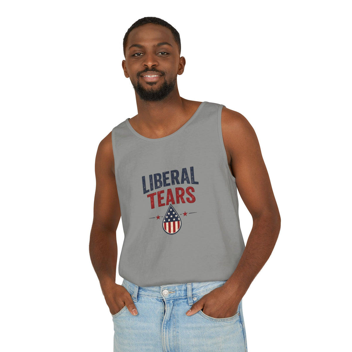 Patriotic “Liberal Tears” Tank Top