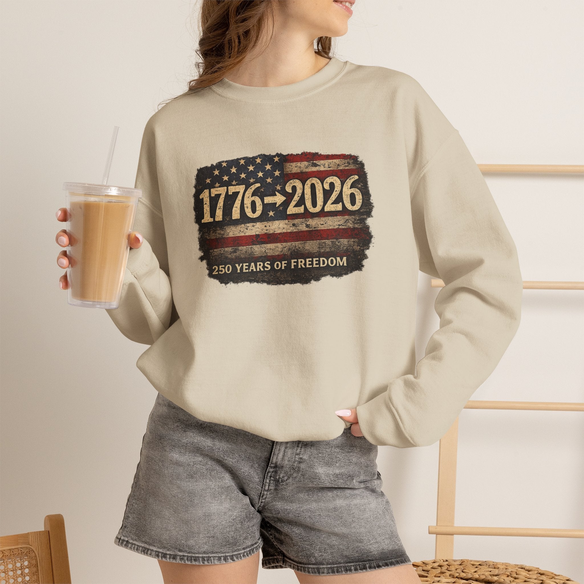 1776–2026 - 250 Years of Freedom Crewneck Sweatshirt