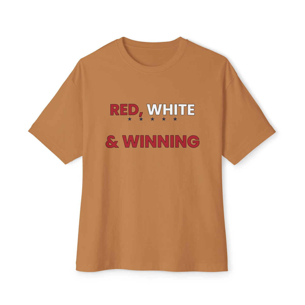 Red, White & Winning Tee — Patriotic Graphic T-Shirt