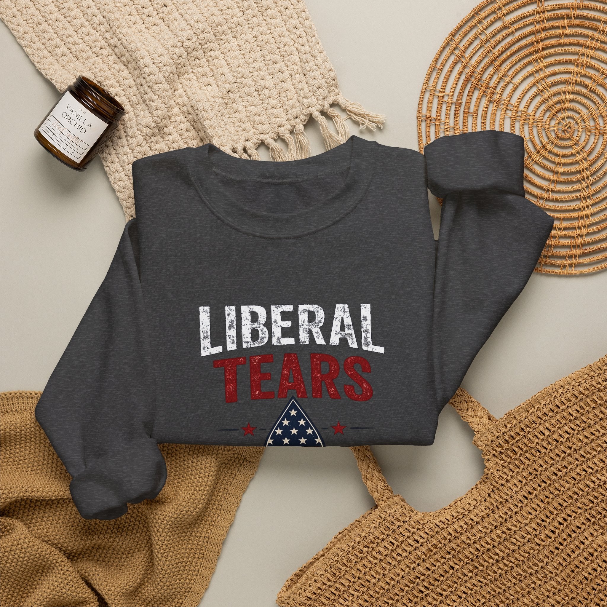 "Liberal Tears" Patriotic Crewneck Sweatshirt