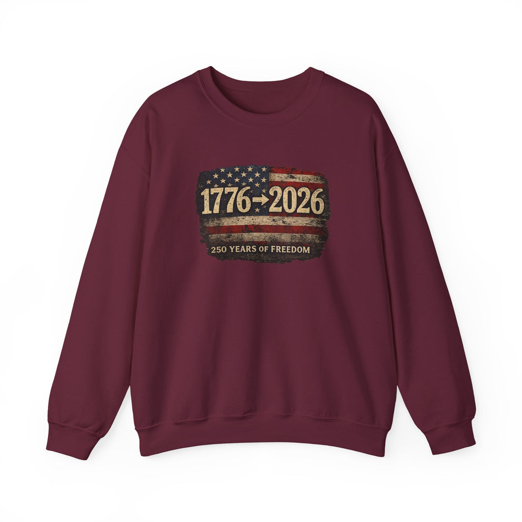 1776–2026 - 250 Years of Freedom Crewneck Sweatshirt