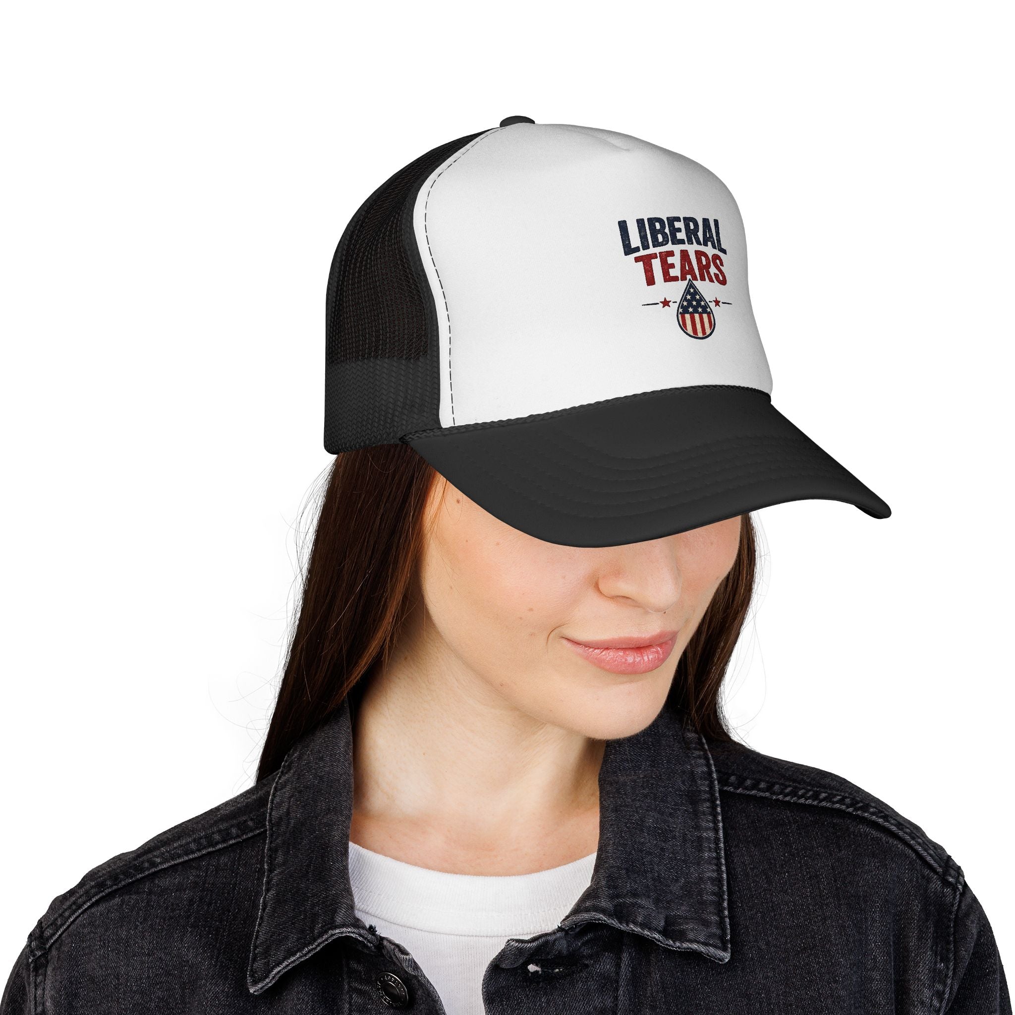 Liberal Tears Trucker Hat – Patriotic Political Mesh Cap