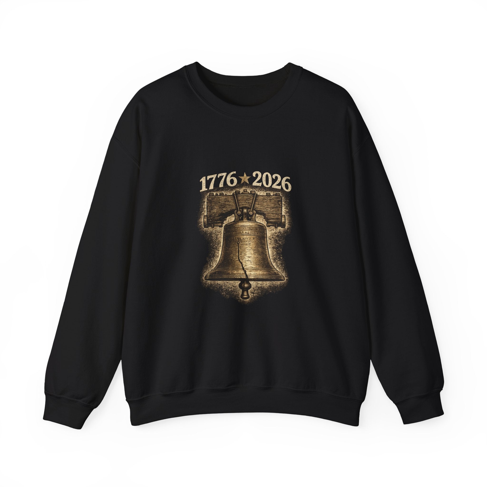 Liberty Bell 1776–2026 Crewneck Sweatshirt — Patriotic Independence Day Pullover