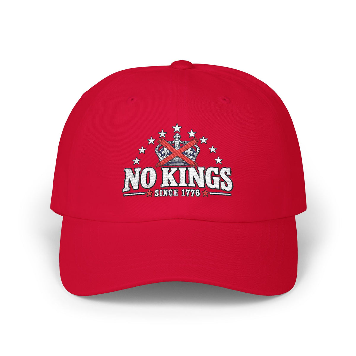 No Kings Dad Cap – Patriotic 'No Kings Since 1776' Embroidered Baseball Hat