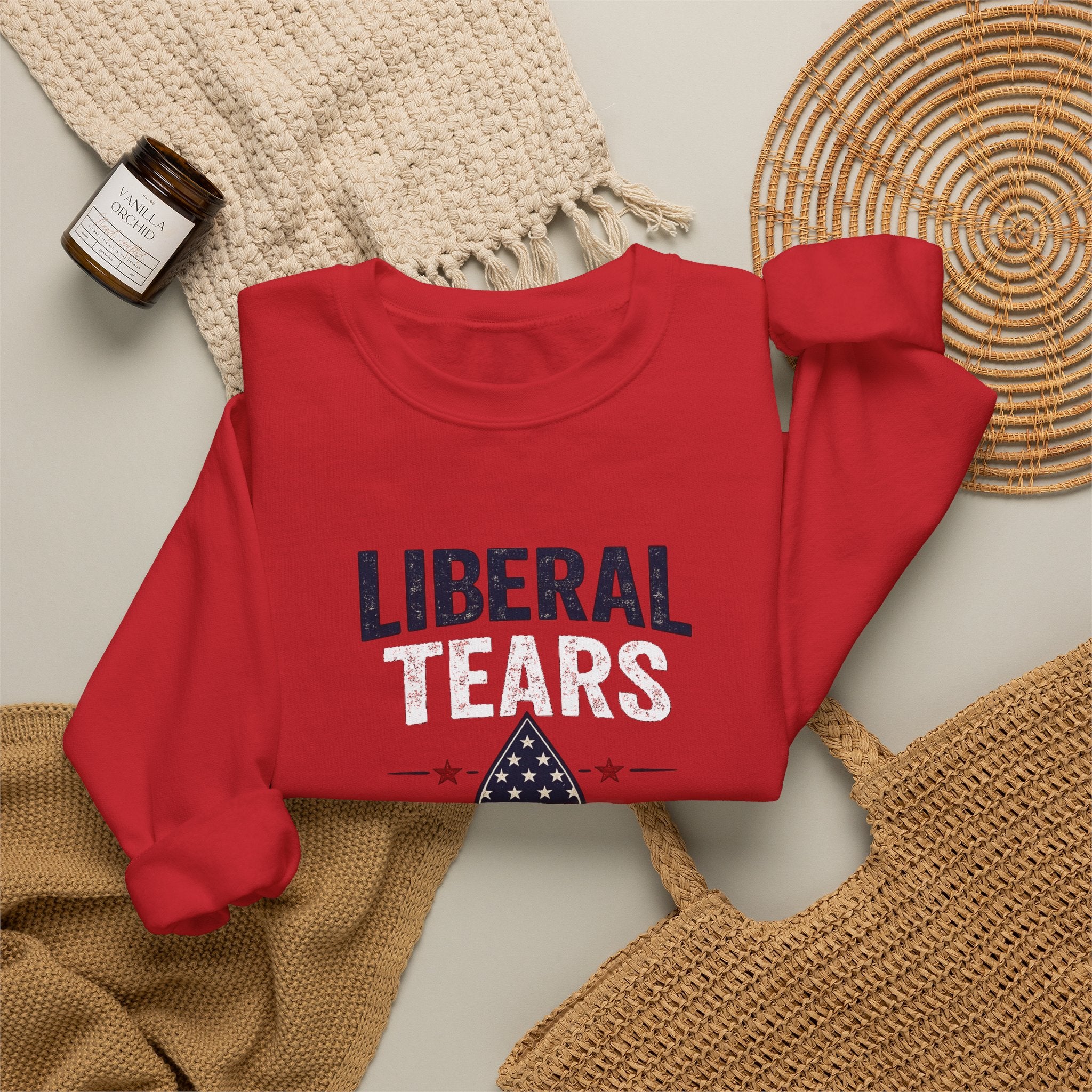 "Liberal Tears" Patriotic Crewneck Sweatshirt