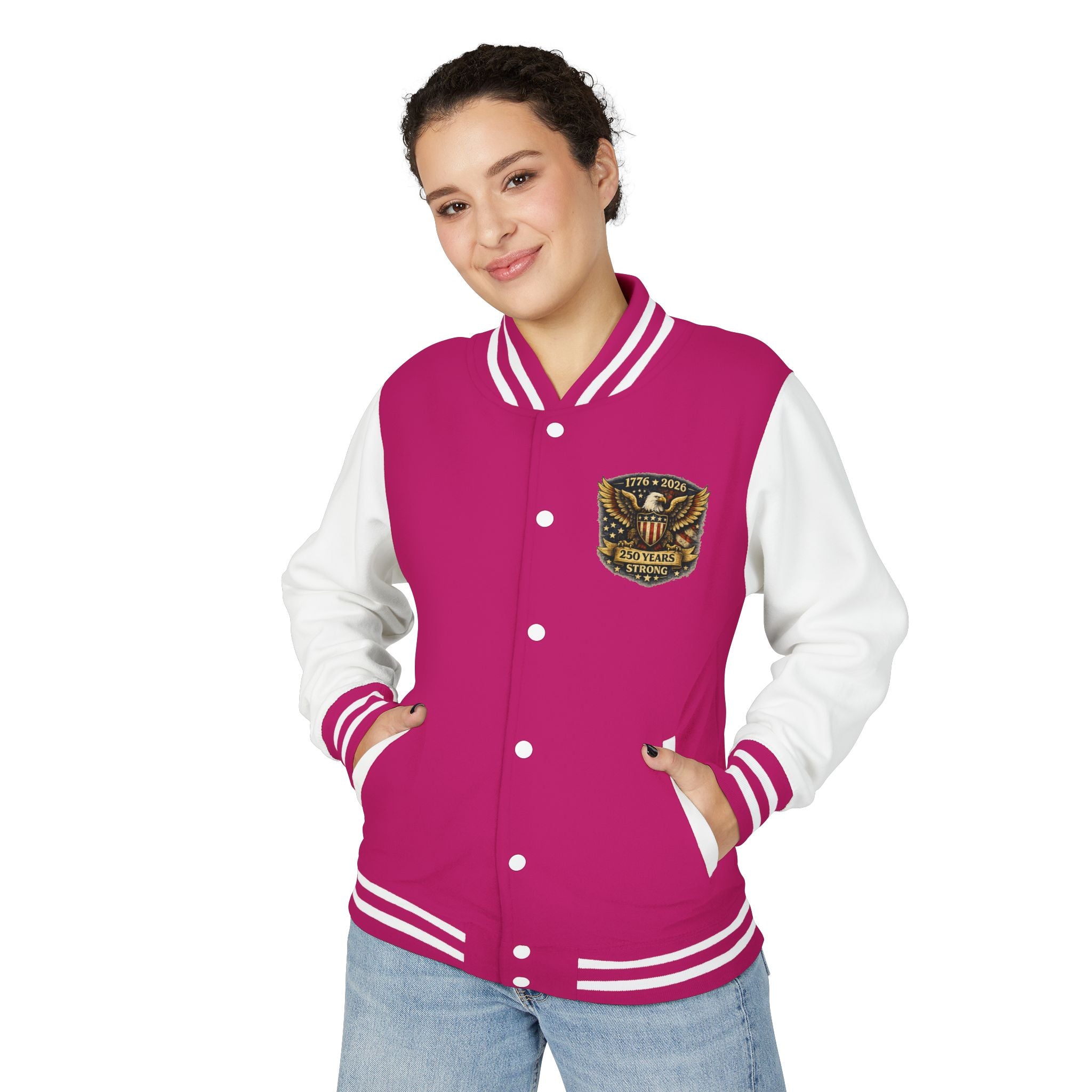 Letterman Jacket — Vintage Eagle Crest Varsity Jacket
