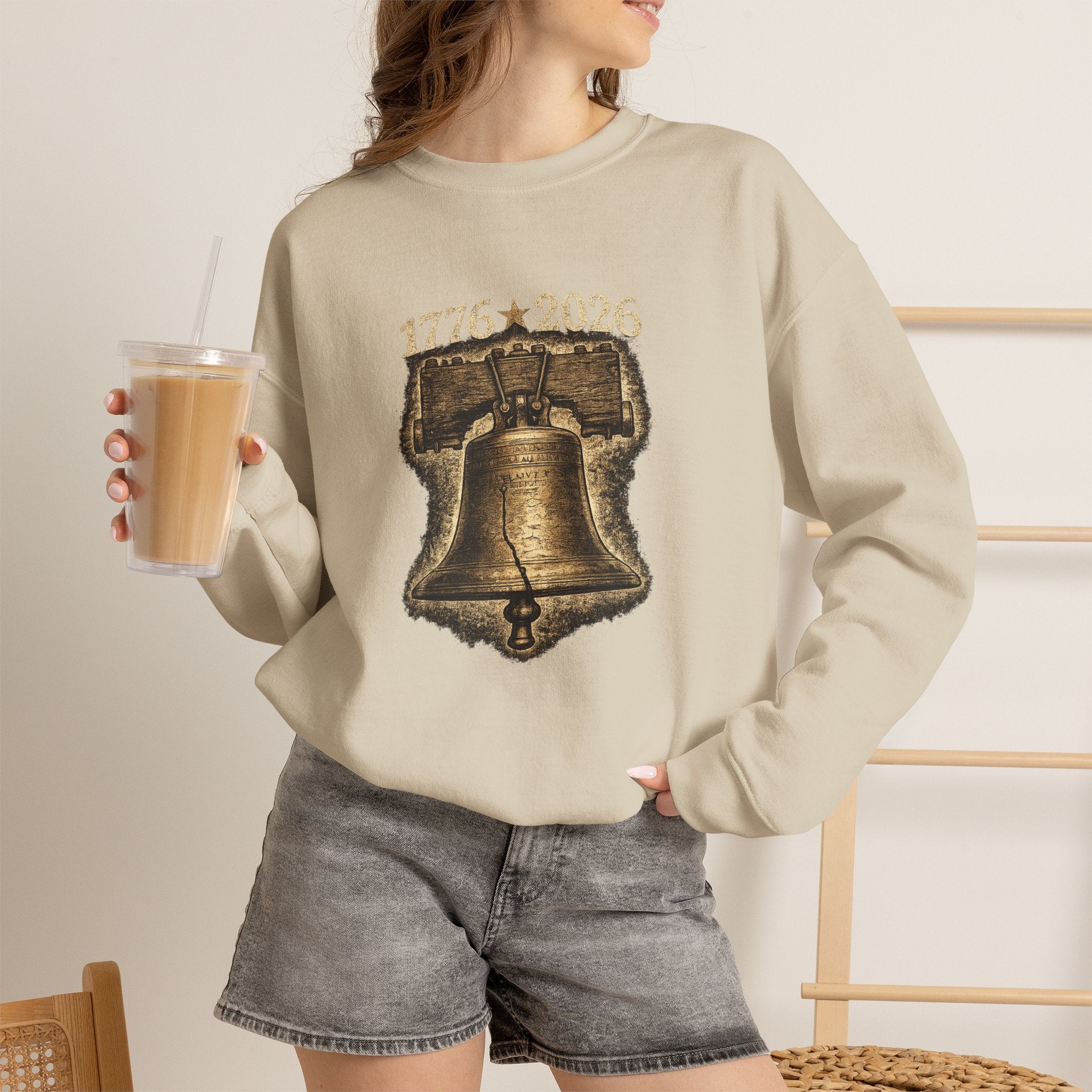 Liberty Bell 1776–2026 Crewneck Sweatshirt