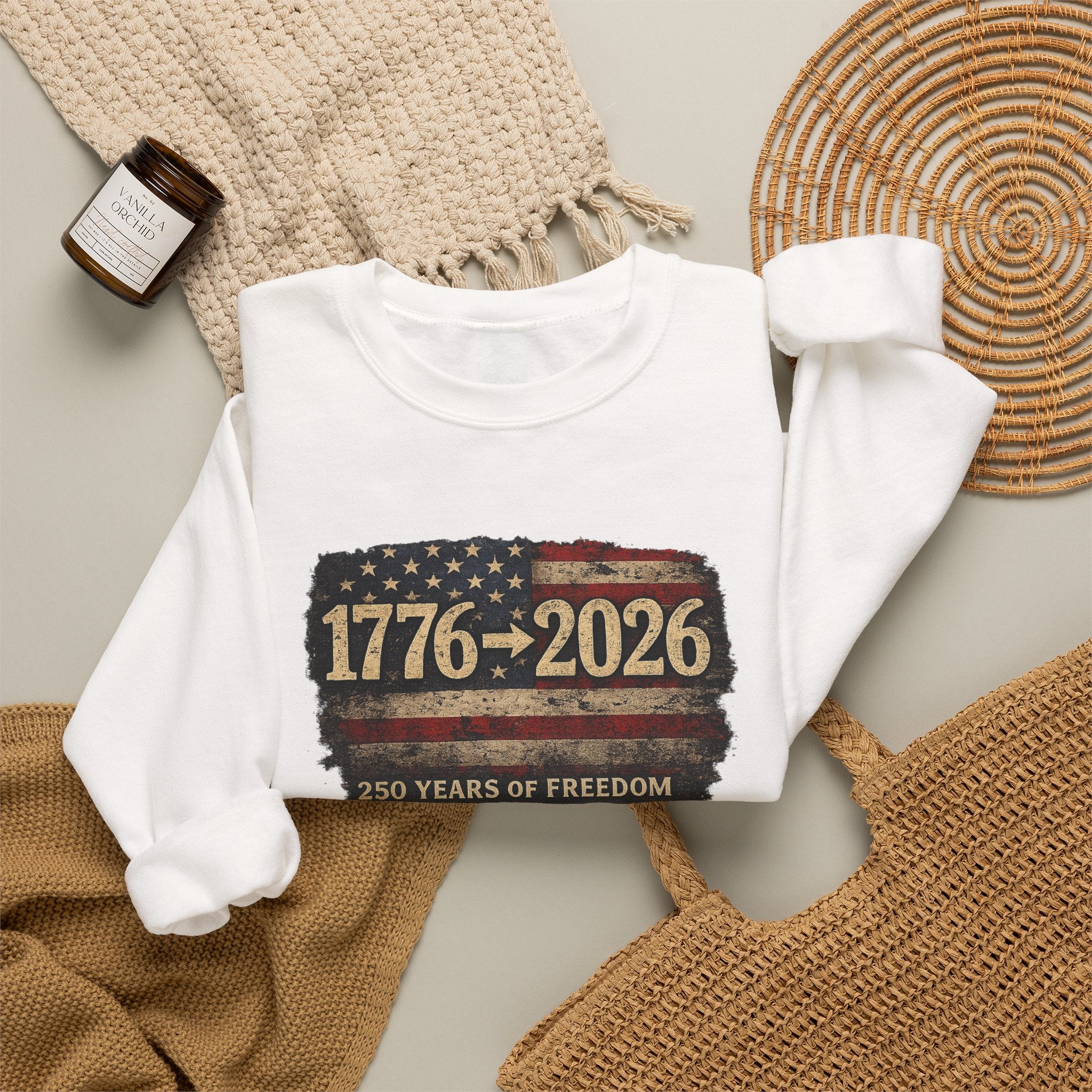 1776–2026 - 250 Years of Freedom Crewneck Sweatshirt