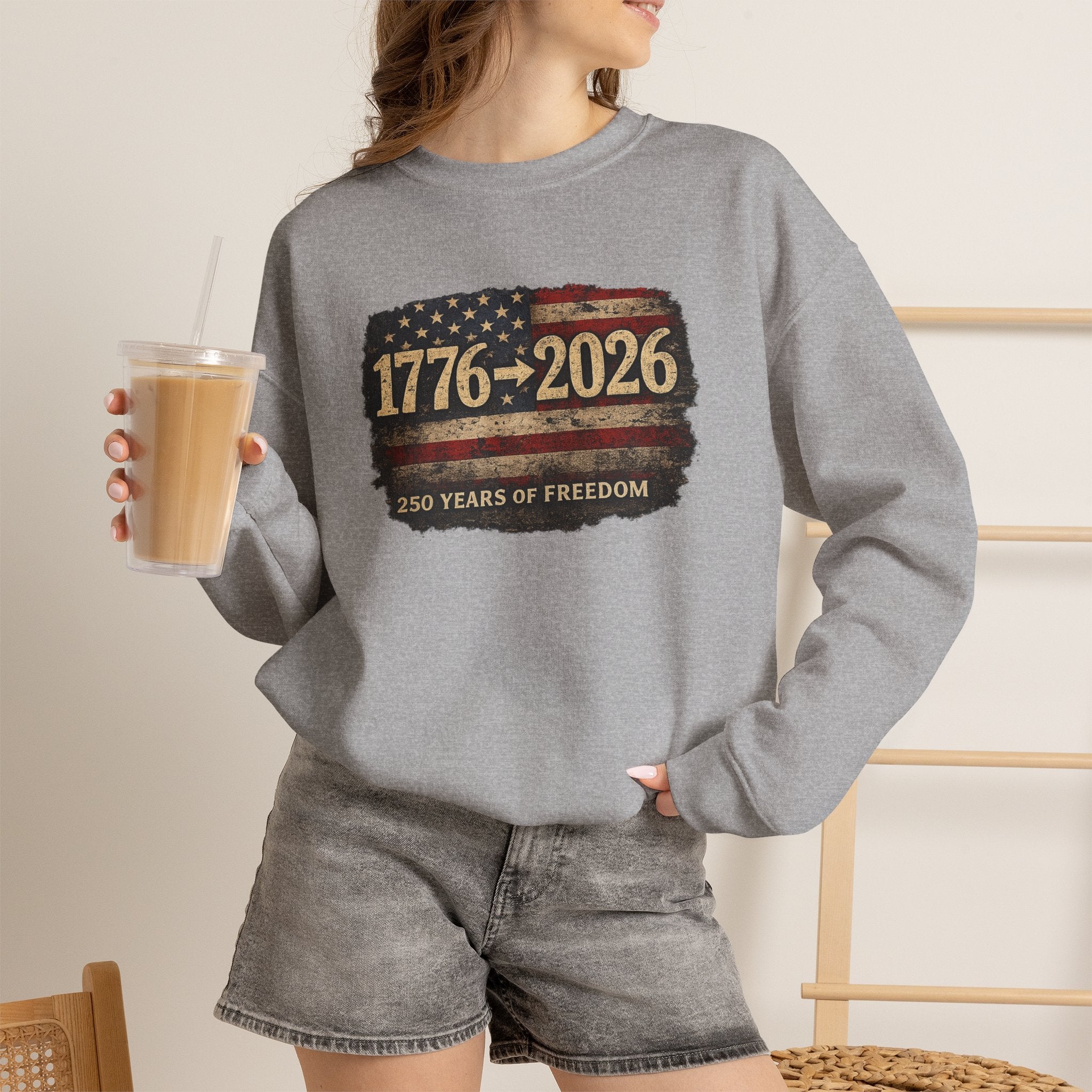 1776–2026 - 250 Years of Freedom Crewneck Sweatshirt