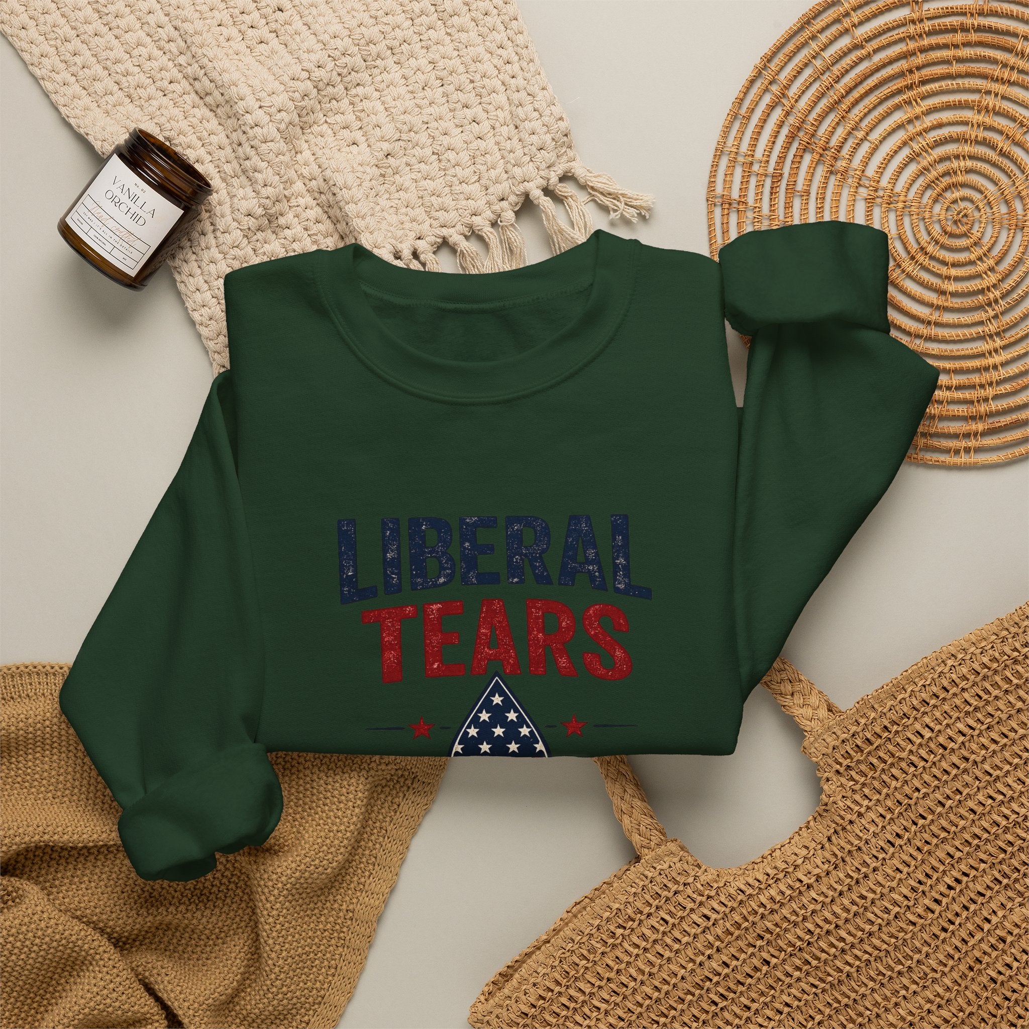 Sweatshirt - "Liberal Tears" Patriotic Crewneck