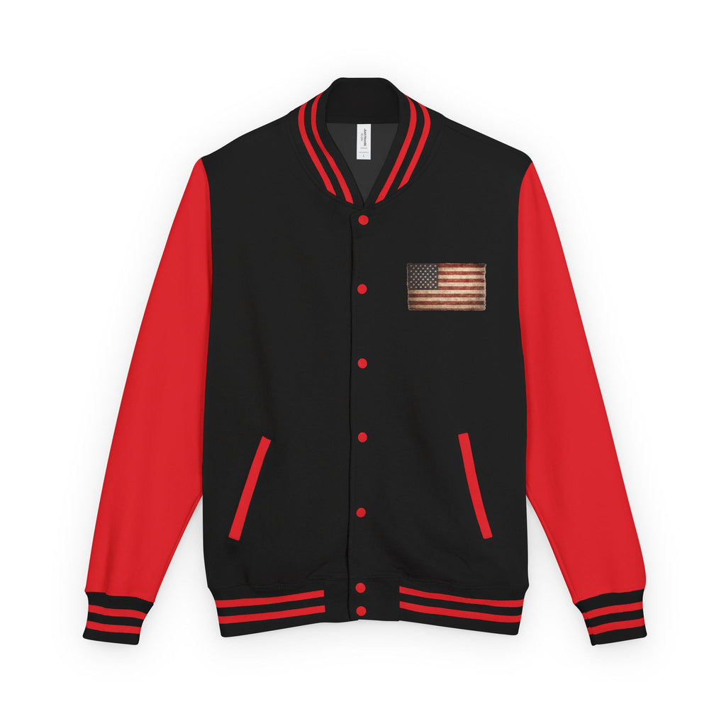 American Flag Letterman Jacket