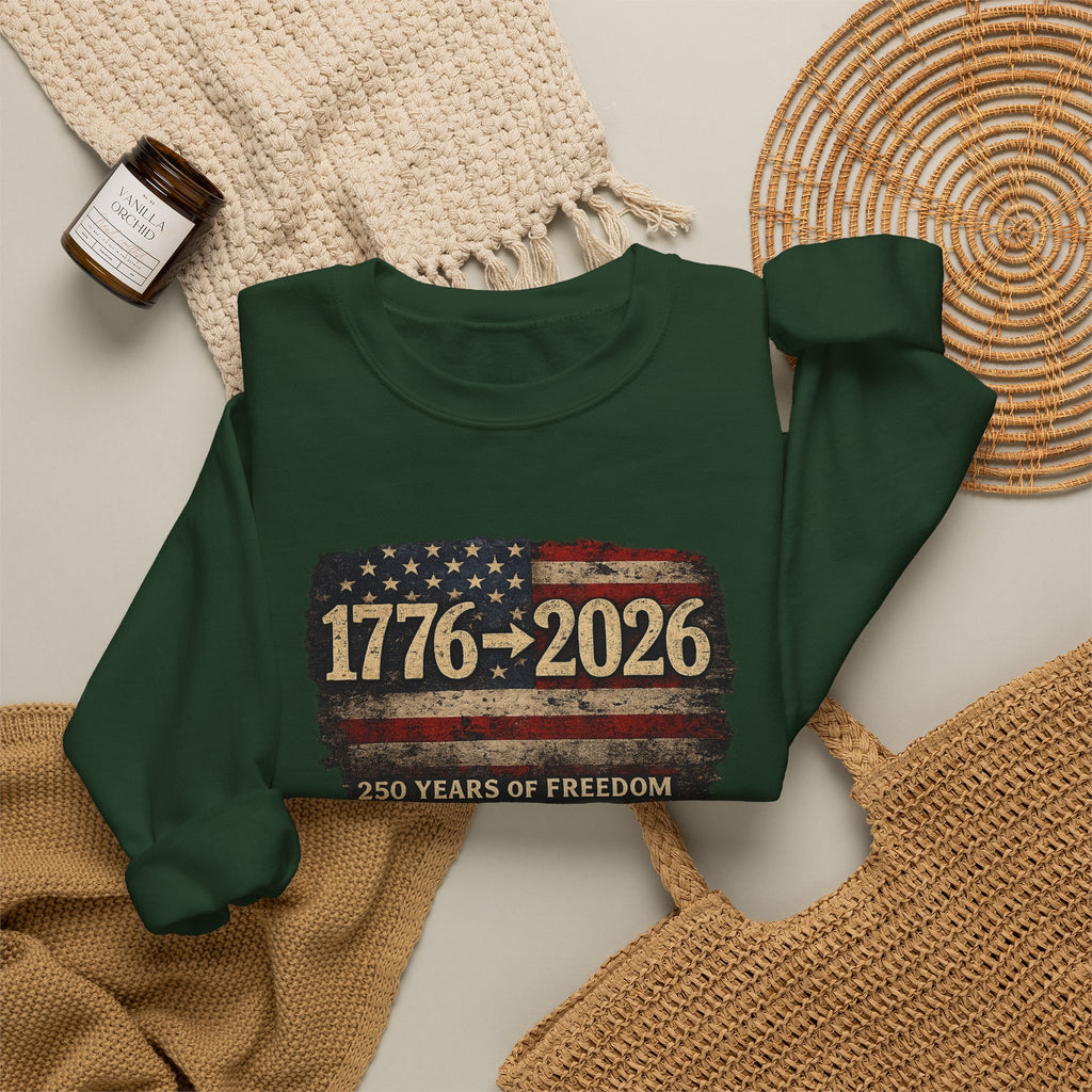 1776–2026 - 250 Years of Freedom Crewneck Sweatshirt