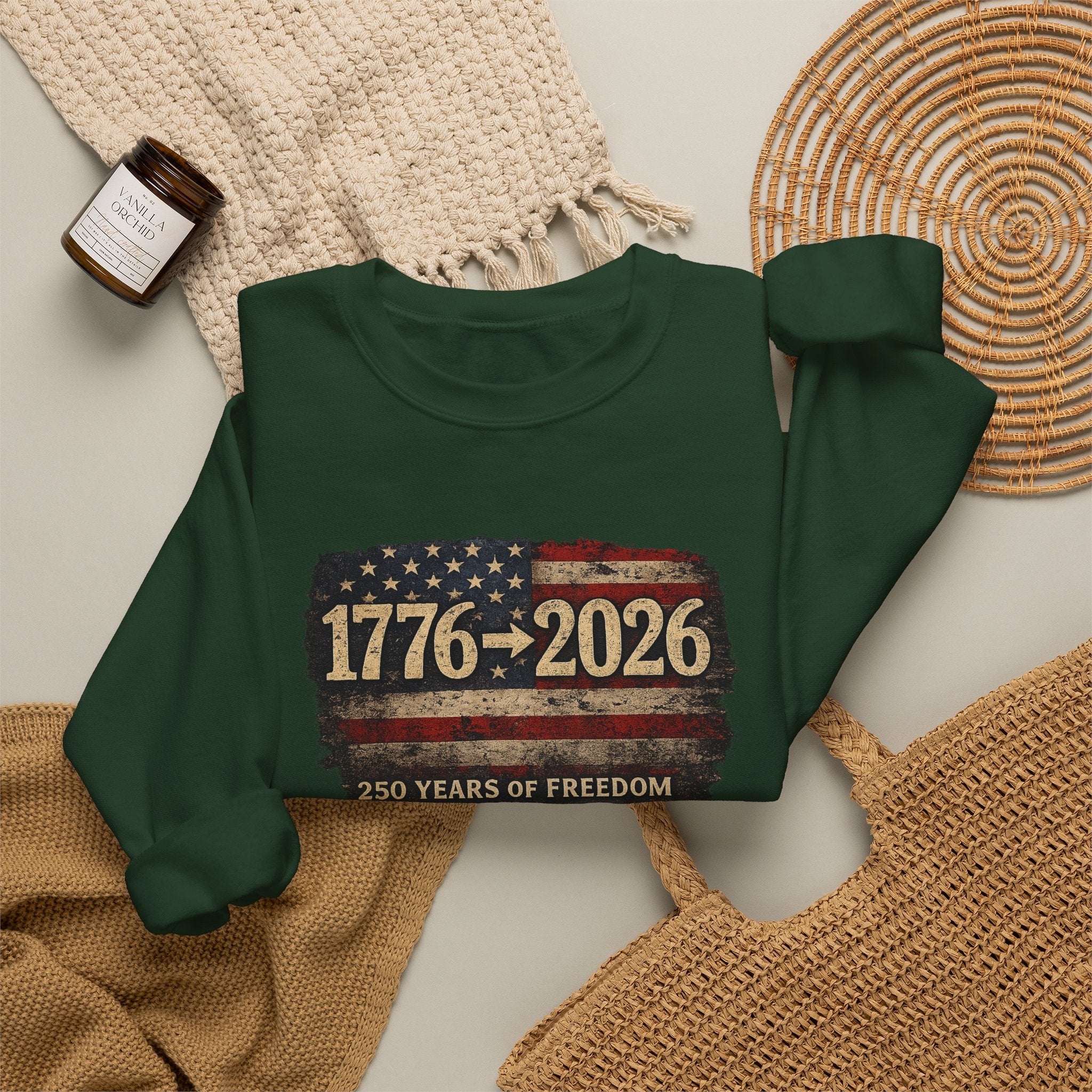 1776–2026 - 250 Years of Freedom Crewneck Sweatshirt