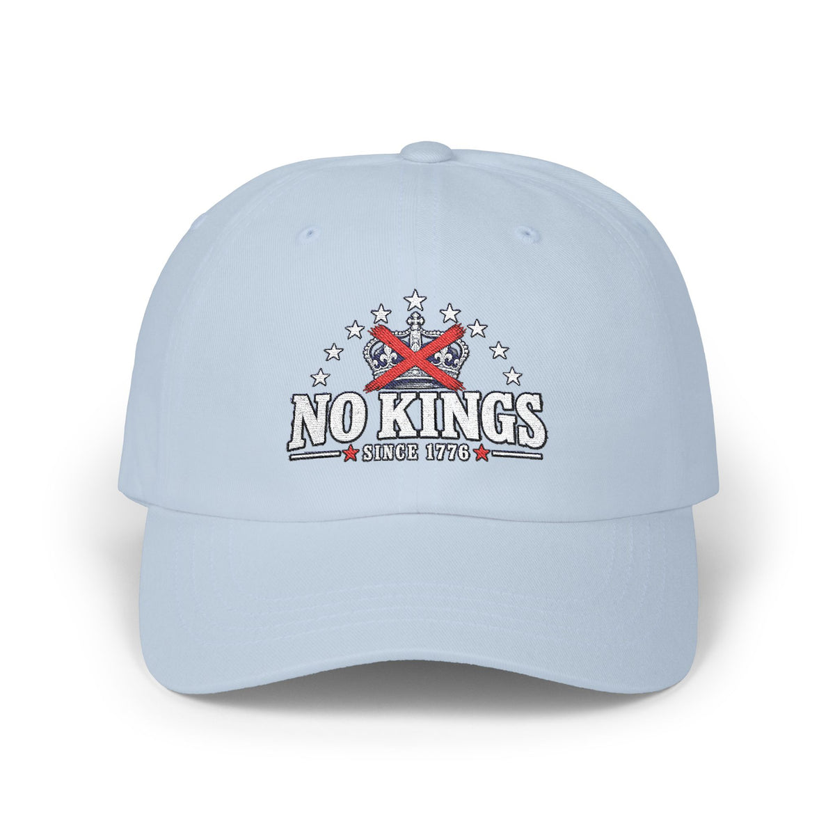 No Kings Dad Cap – Patriotic 'No Kings Since 1776' Embroidered Baseball Hat