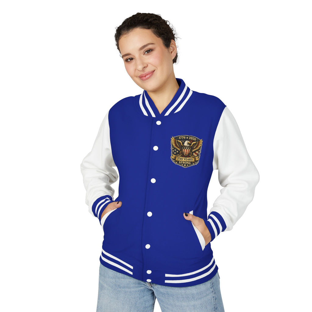 Letterman Jacket — Vintage Eagle Crest Varsity Jacket