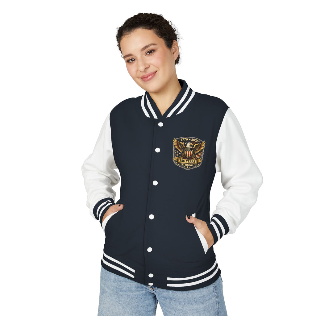 Letterman Jacket — Vintage Eagle Crest Varsity Jacket