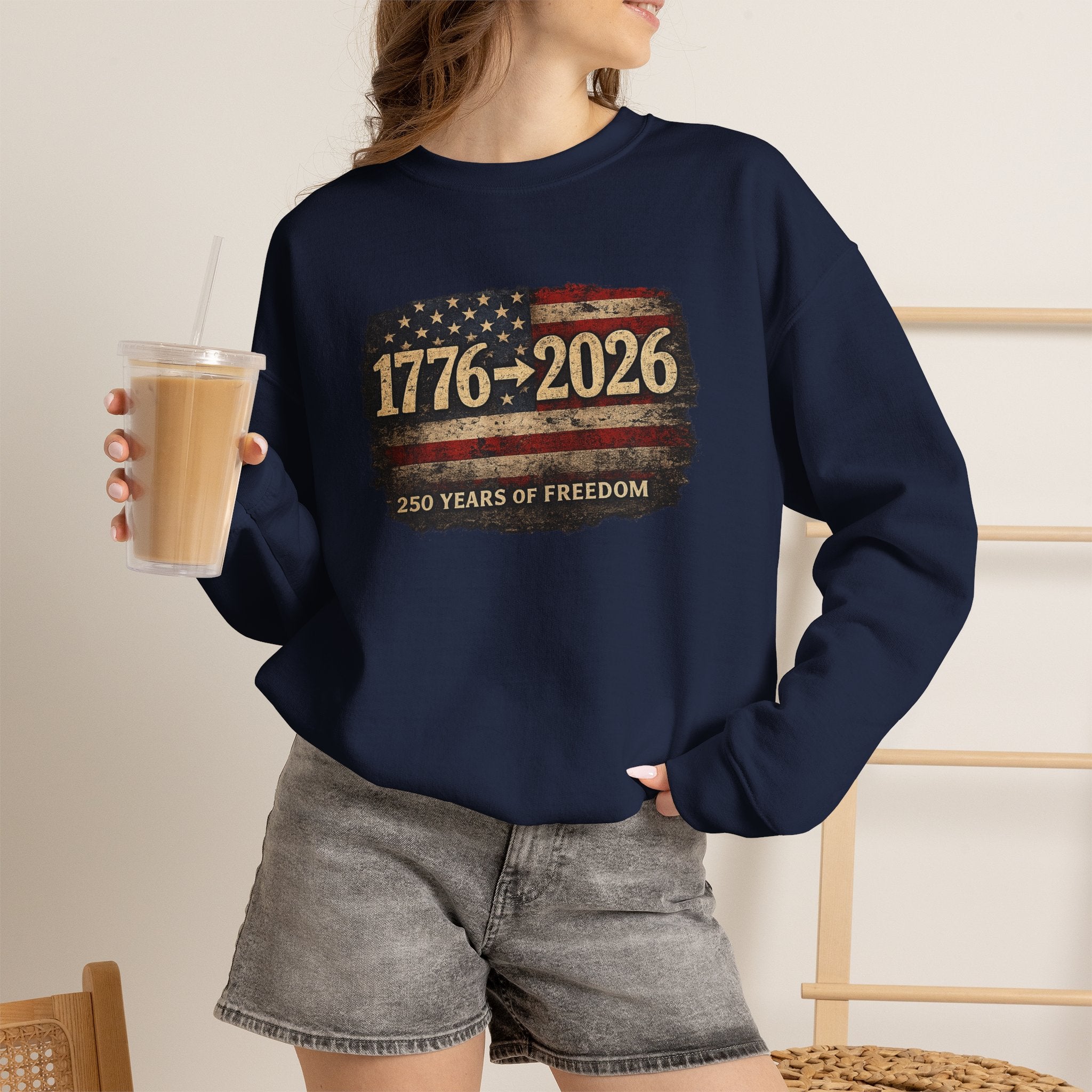 1776–2026 - 250 Years of Freedom Crewneck Sweatshirt