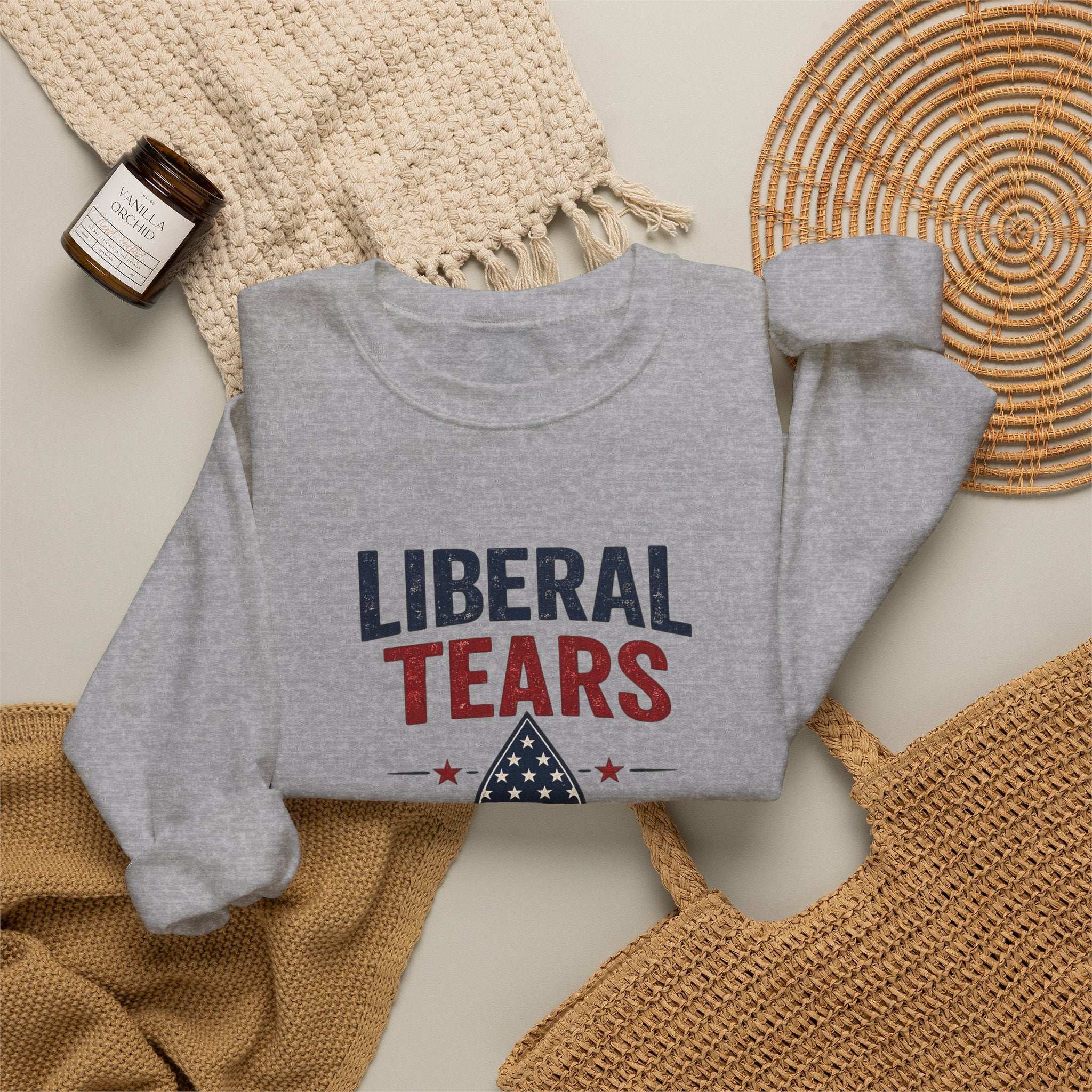 "Liberal Tears" Patriotic Crewneck Sweatshirt