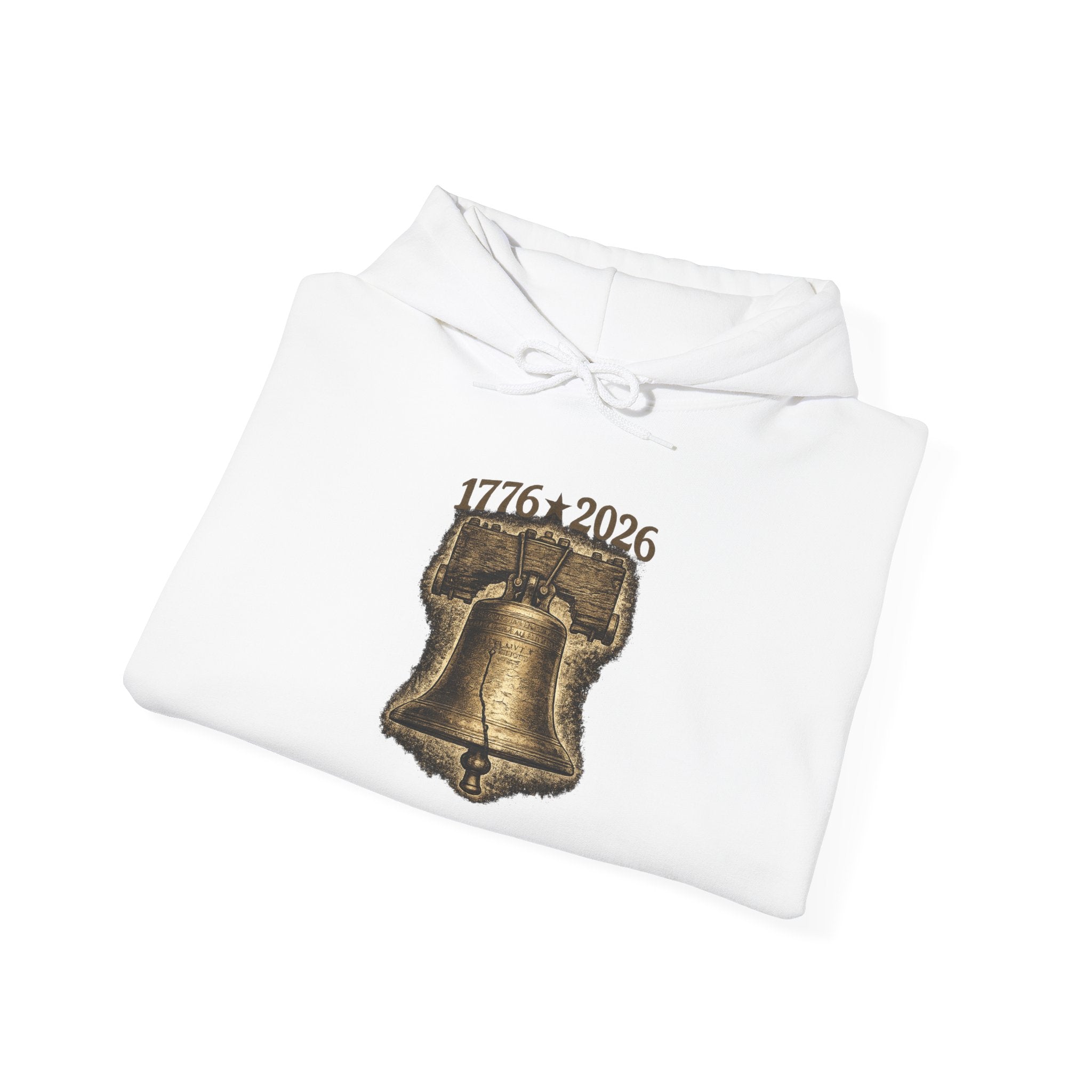 Liberty Bell Hoodie — 1776–2026 Graphic Hooded Sweatshirt