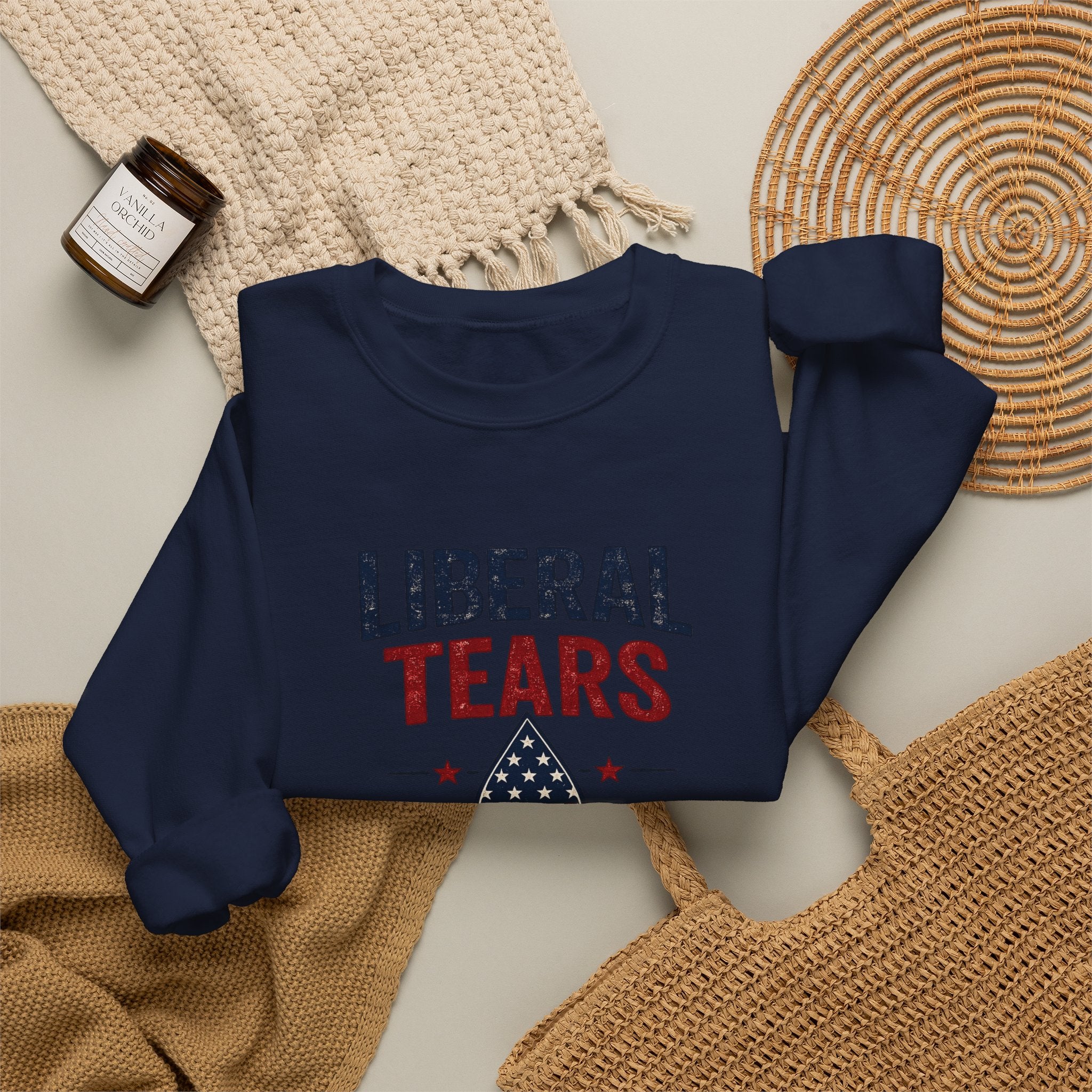 Sweatshirt - "Liberal Tears" Patriotic Crewneck