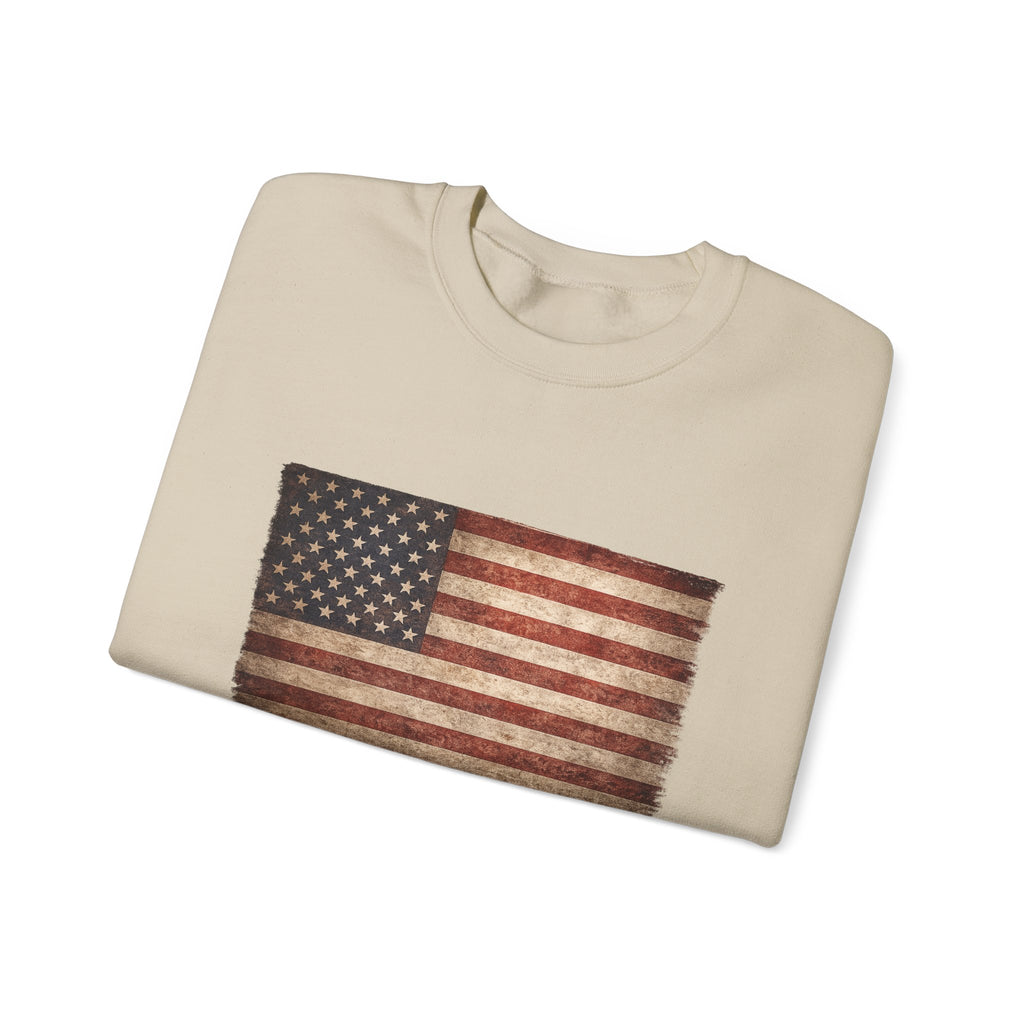 Vintage American Flag Sweatshirt