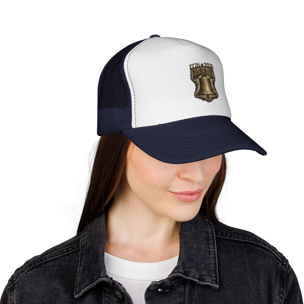 Liberty Bell Trucker Hat — Patriotic Cap
