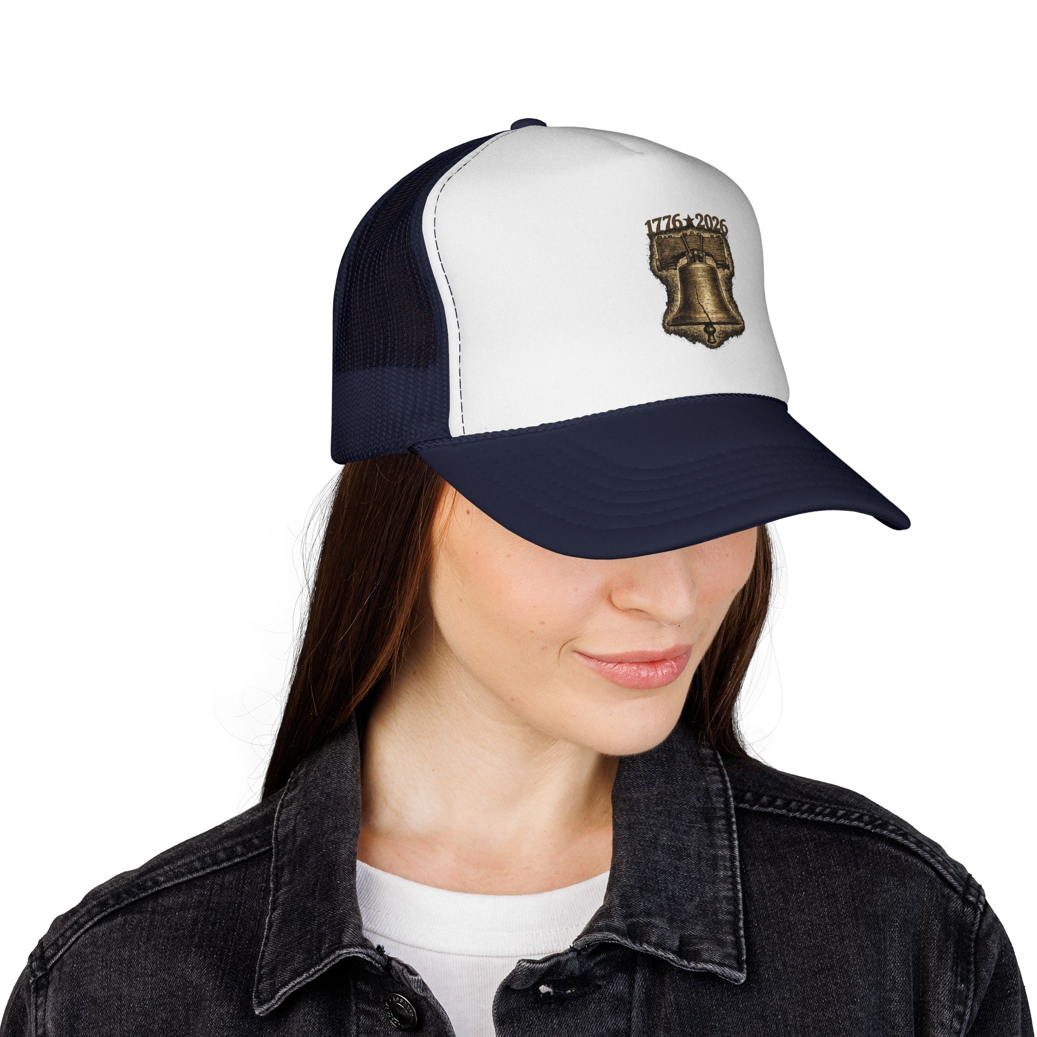 Liberty Bell Trucker Hat — Patriotic Cap