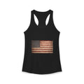 Vintage American Flag Women's Racerback Tank