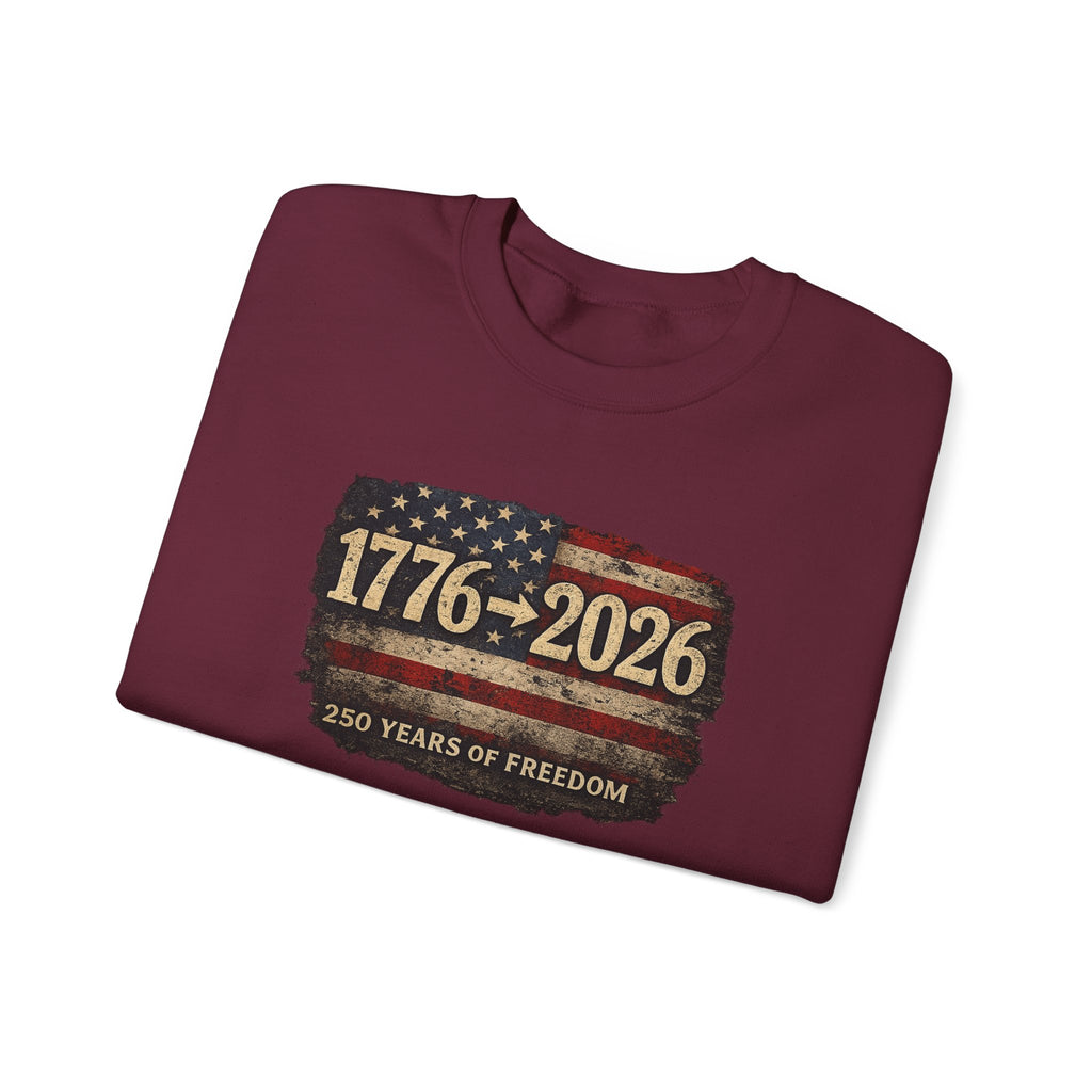 1776–2026 - 250 Years of Freedom Crewneck Sweatshirt