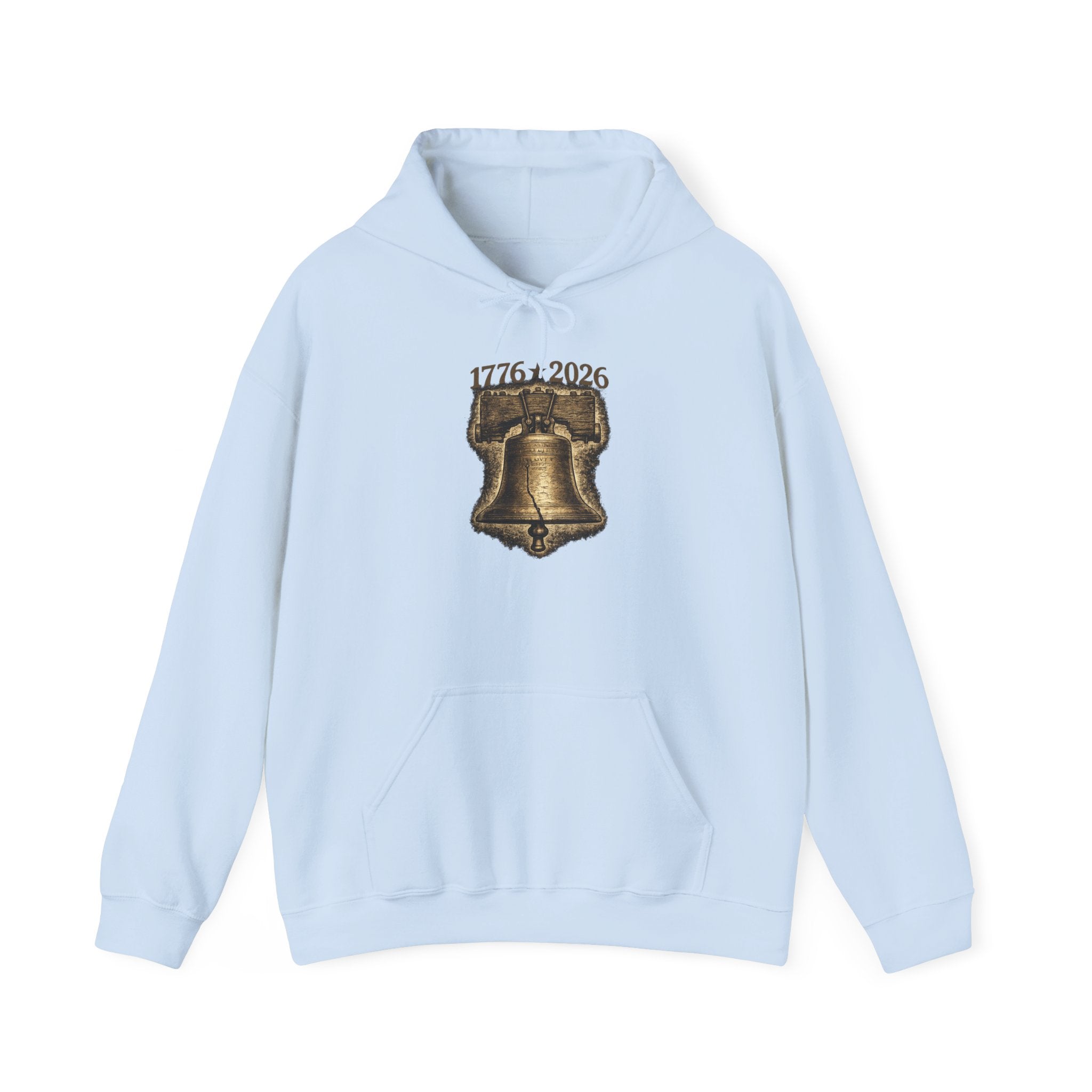 Liberty Bell Hoodie — 1776–2026 Graphic Hooded Sweatshirt