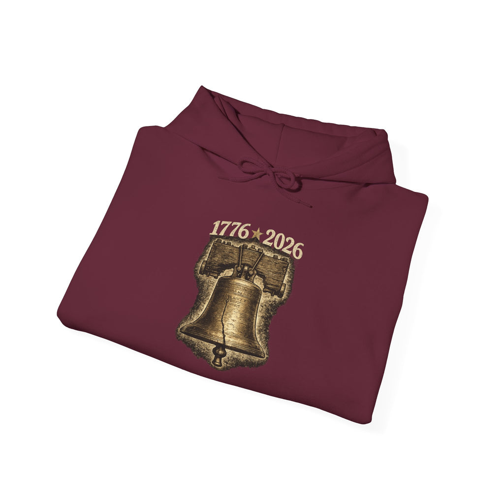Liberty Bell Hoodie — 1776–2006 Graphic Hooded Sweatshirt