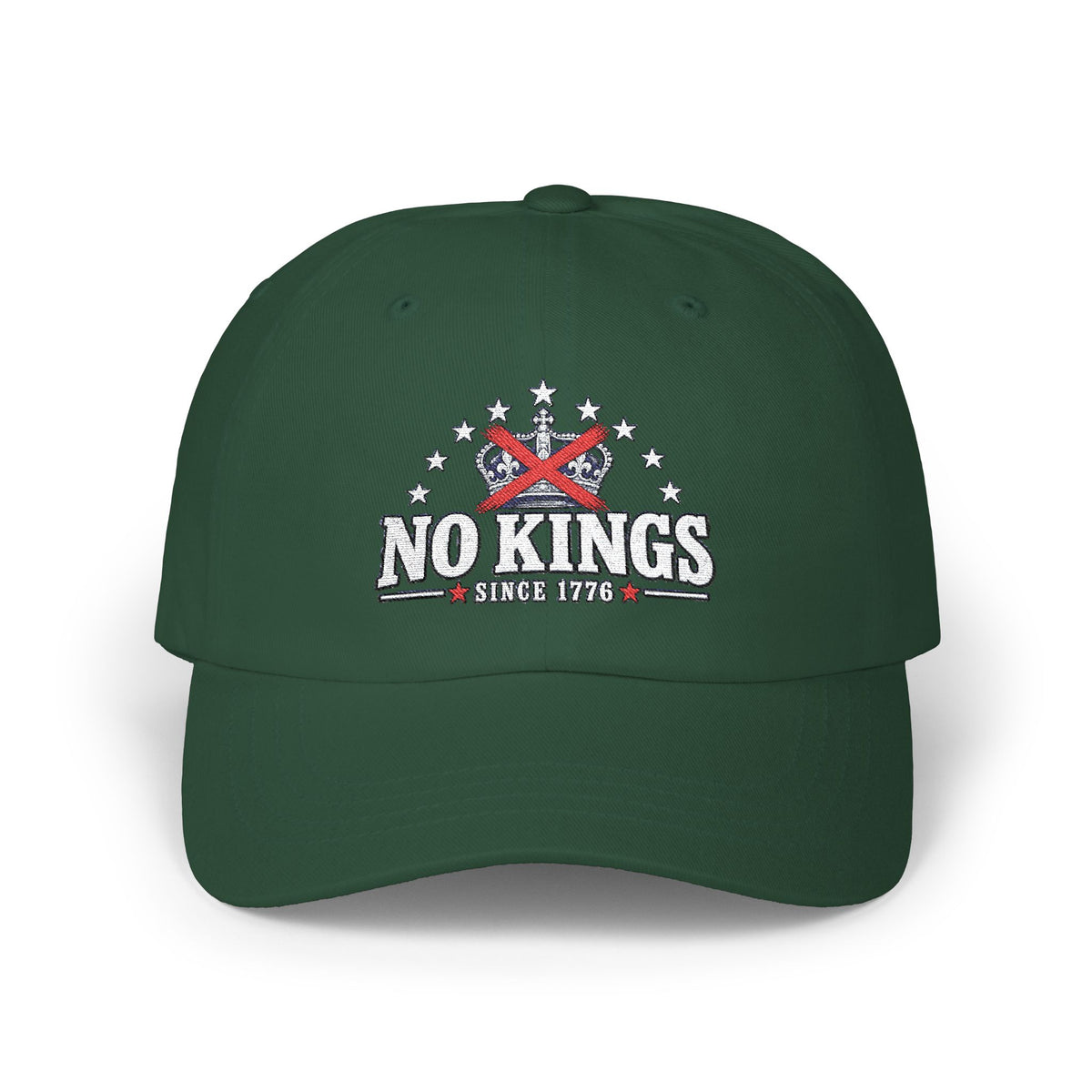 No Kings Dad Cap – Patriotic 'No Kings Since 1776' Embroidered Baseball Hat