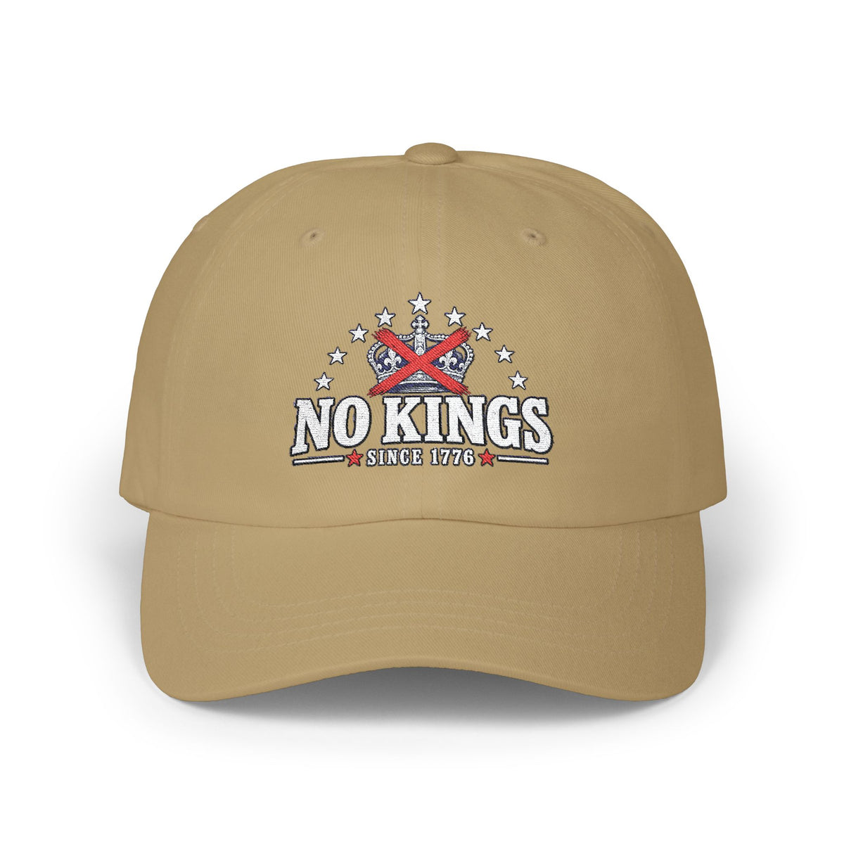 No Kings Dad Cap – Patriotic 'No Kings Since 1776' Embroidered Baseball Hat