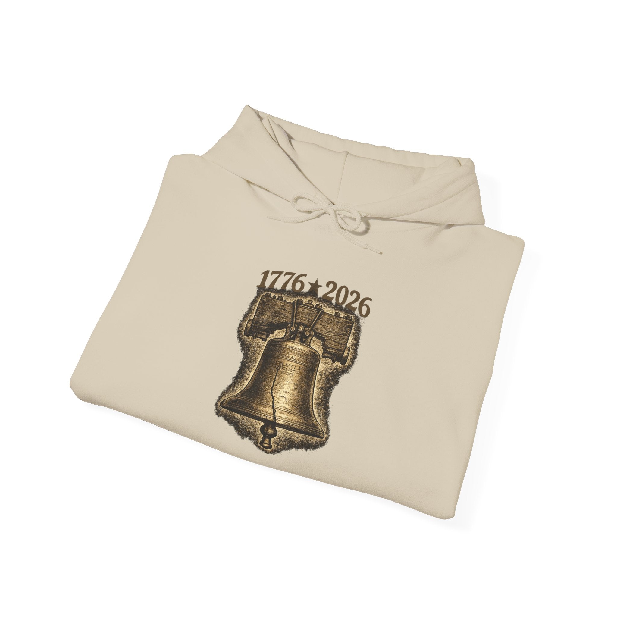 Liberty Bell Hoodie — 1776–2026 Graphic Hooded Sweatshirt