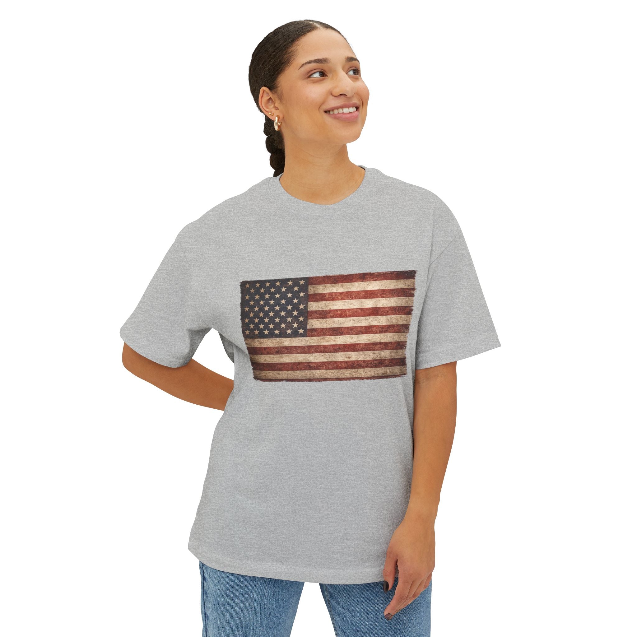 Vintage American Flag Tee - USA Patriotic T-Shirt