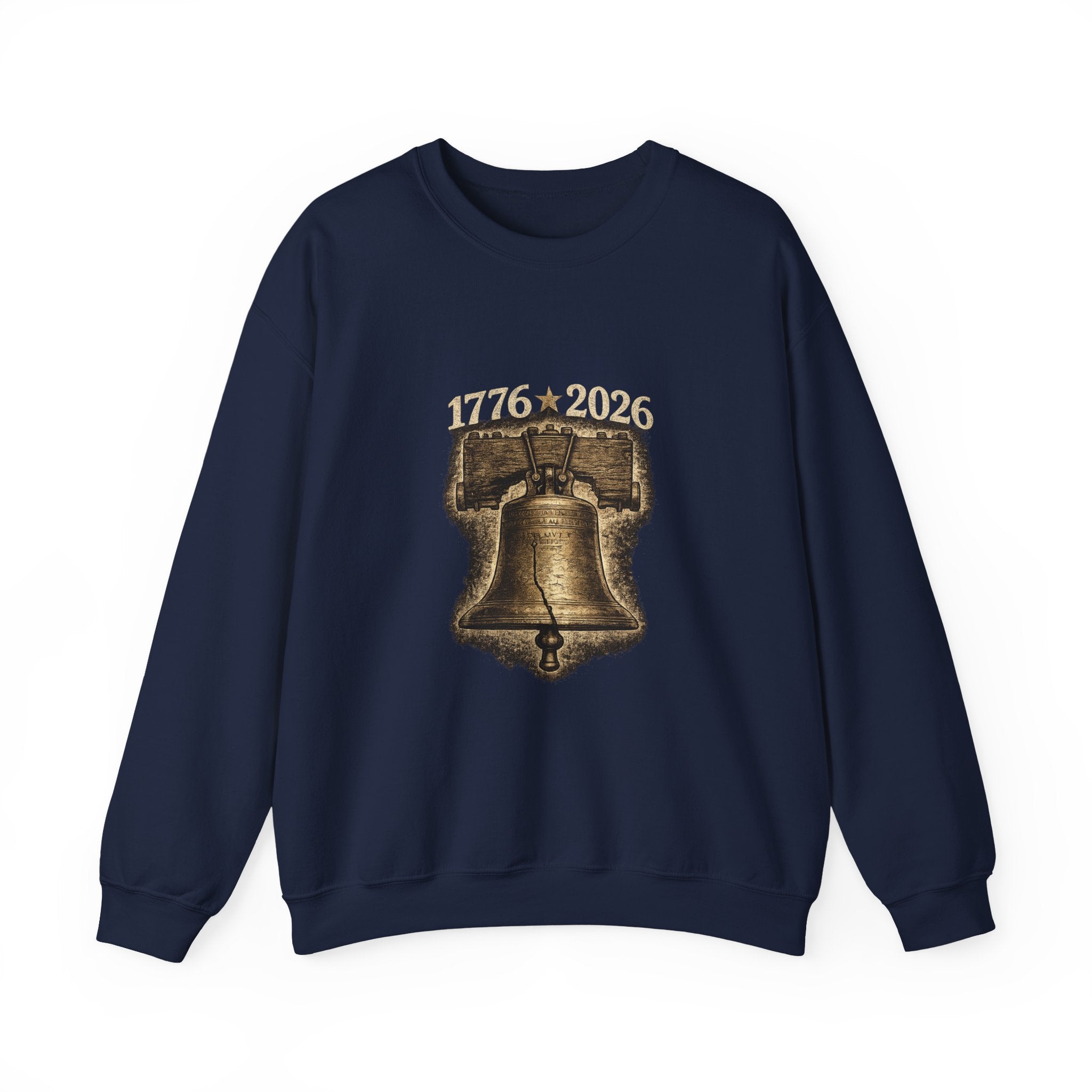 Liberty Bell 1776–2026 Crewneck Sweatshirt — Patriotic Independence Day Pullover