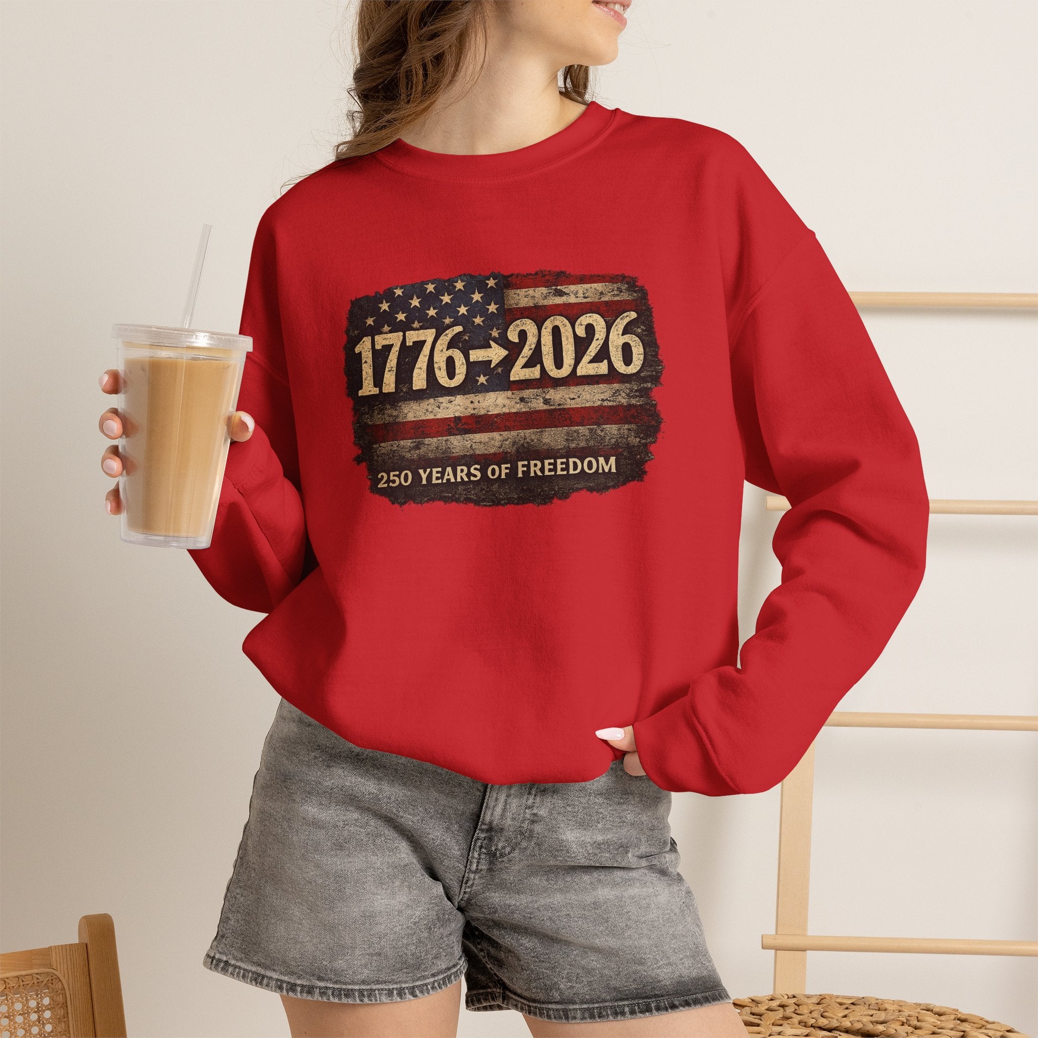 1776–2026 - 250 Years of Freedom Crewneck Sweatshirt