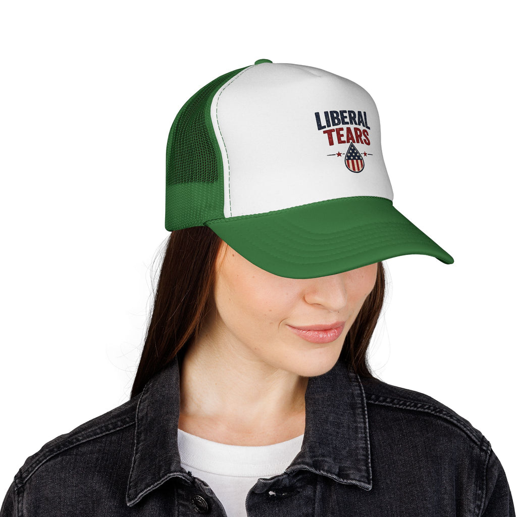 Liberal Tears Trucker Hat – Patriotic Political Mesh Cap