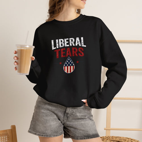 "Liberal Tears" Patriotic Crewneck Sweatshirt