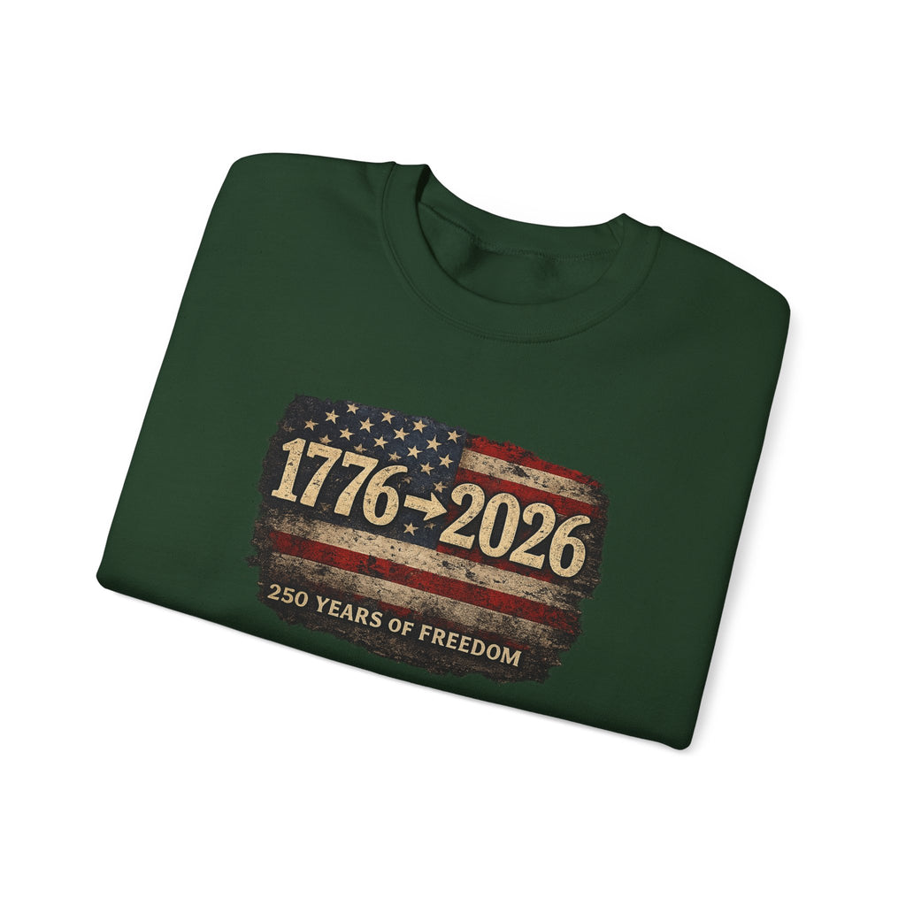 1776–2026 - 250 Years of Freedom Crewneck Sweatshirt