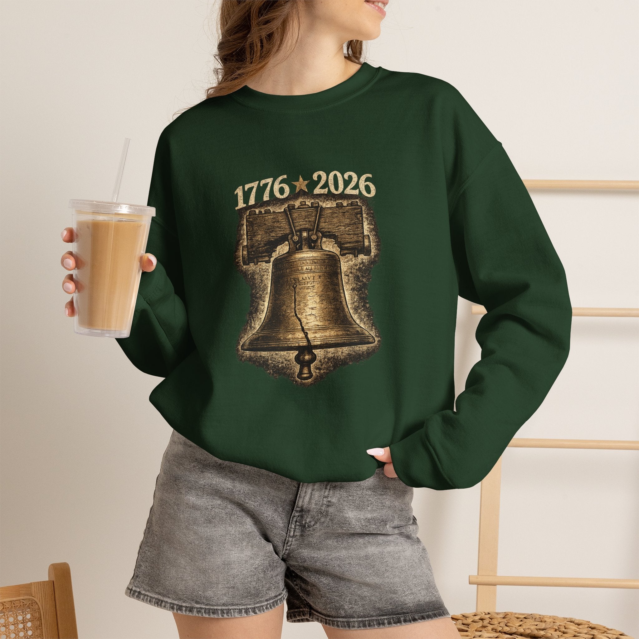 Liberty Bell 1776–2026 Crewneck Sweatshirt