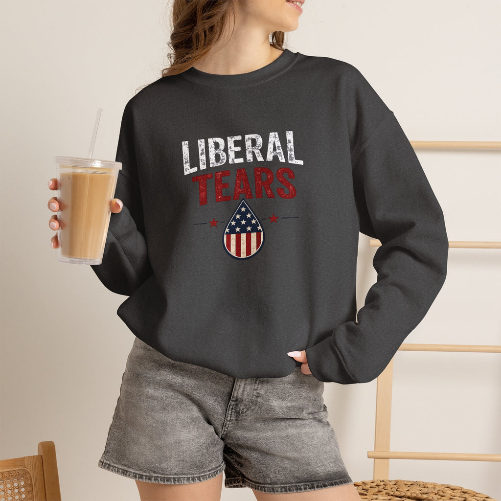 Sweatshirt - "Liberal Tears" Patriotic Crewneck